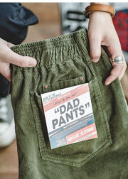 Maden Vintage Brown Corduroy Pants Men Solid Harajuku Straight  Pant Cargo Retro Casual Streetwear Trouser Safari  Bottoms