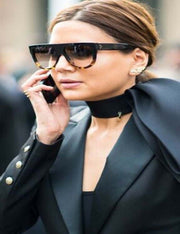 Women Sunglasses Oversized Square Goggles Shades Sun Glasses Outdoor Vintage